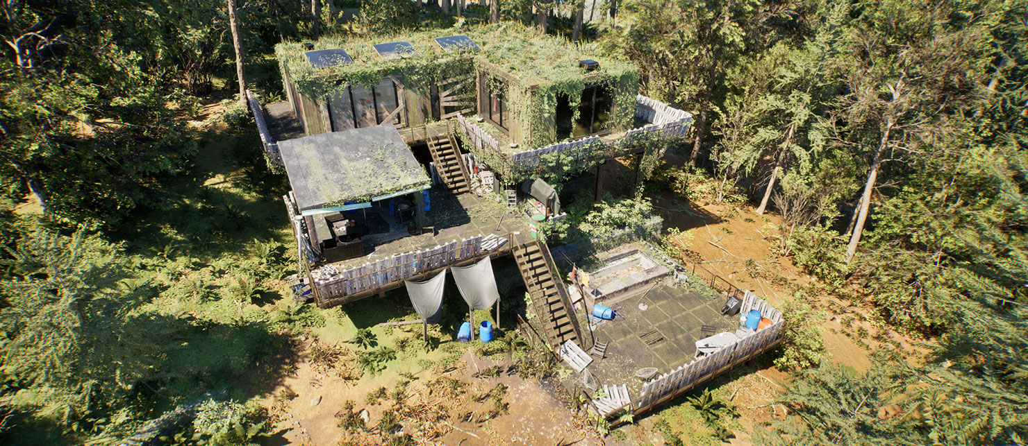 Modular Luxury Forest Cabin Pack