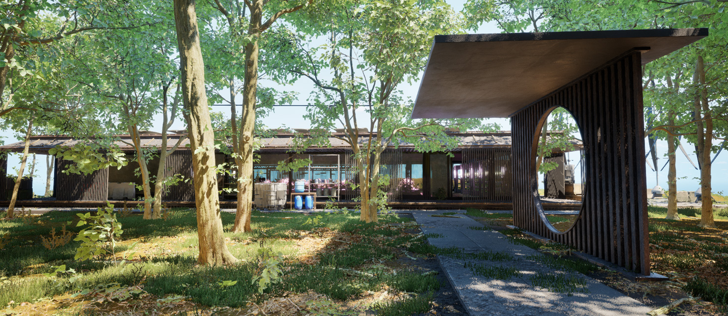 Starter Island - Yoga Studio Garden